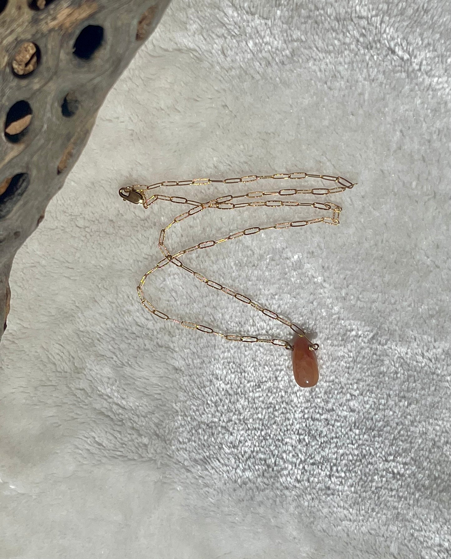 Carnelian Droplet