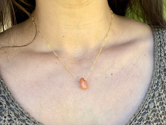 Carnelian Droplet