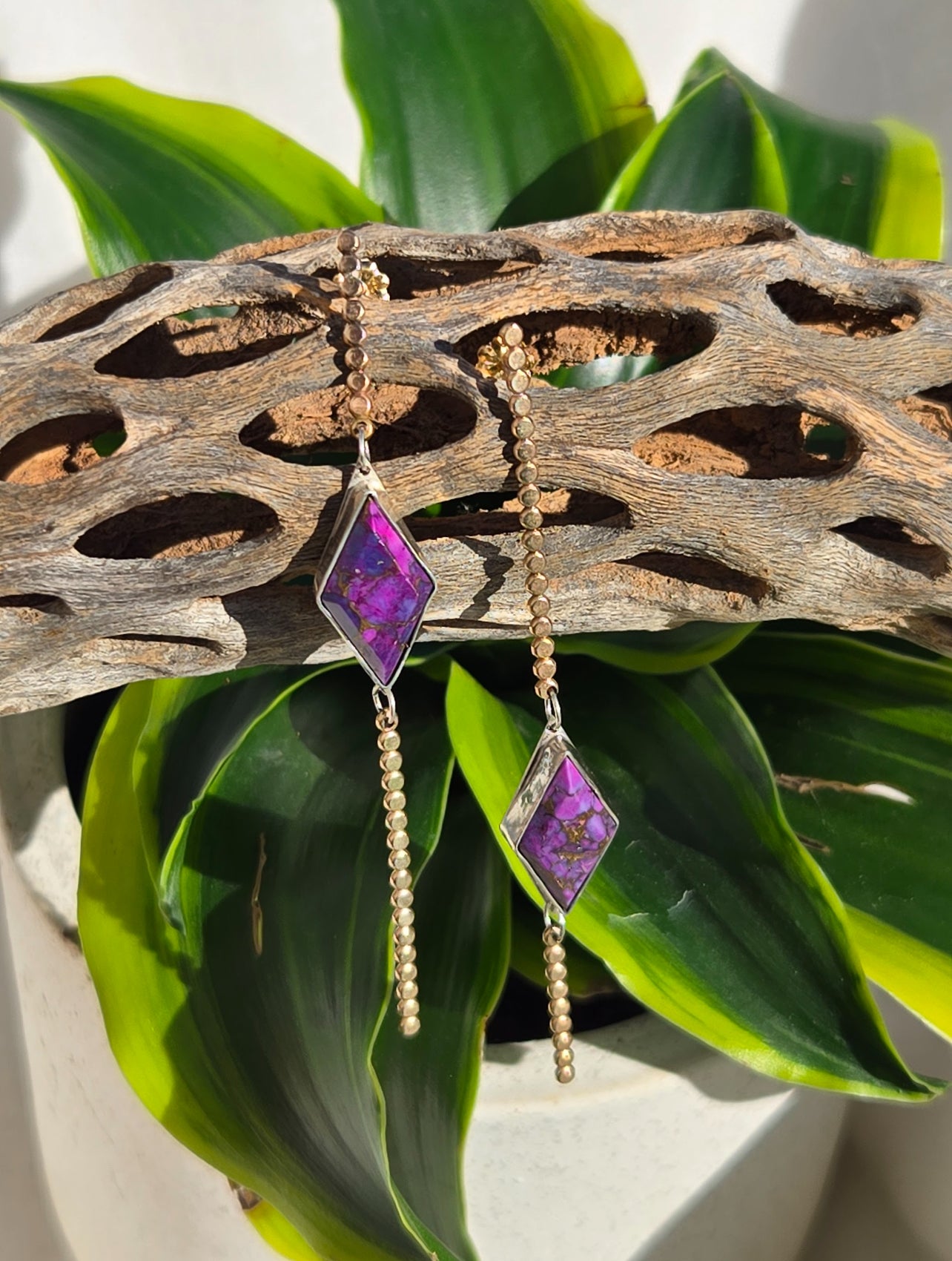 Contradicting Mohave Turquoise Studs