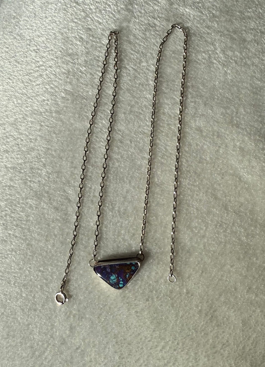 Mohave Turquoise Earth Wave Pendant