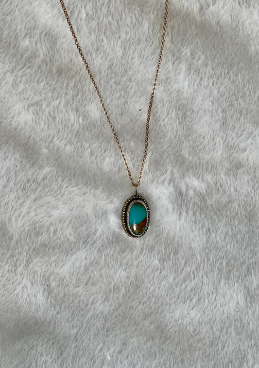 Royston Turquoise Oval