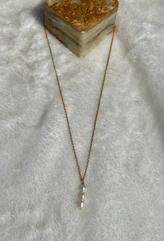 Pearl & Gold-Filled Drop