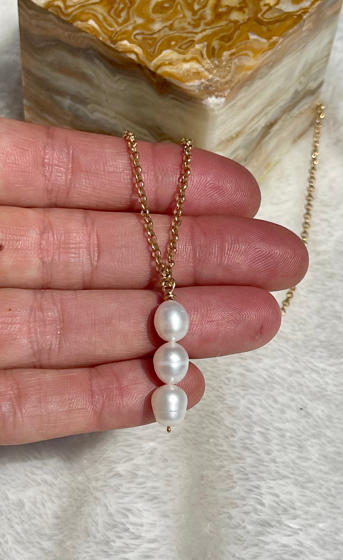 Pearl & Gold-Filled Drop