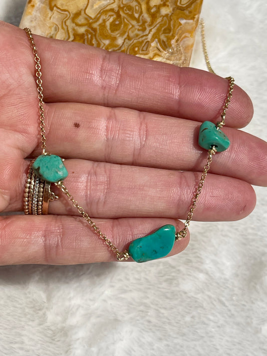 Turquoise Beaded Necklace