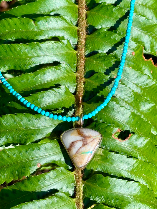 Royston Turquoise Charm Necklace