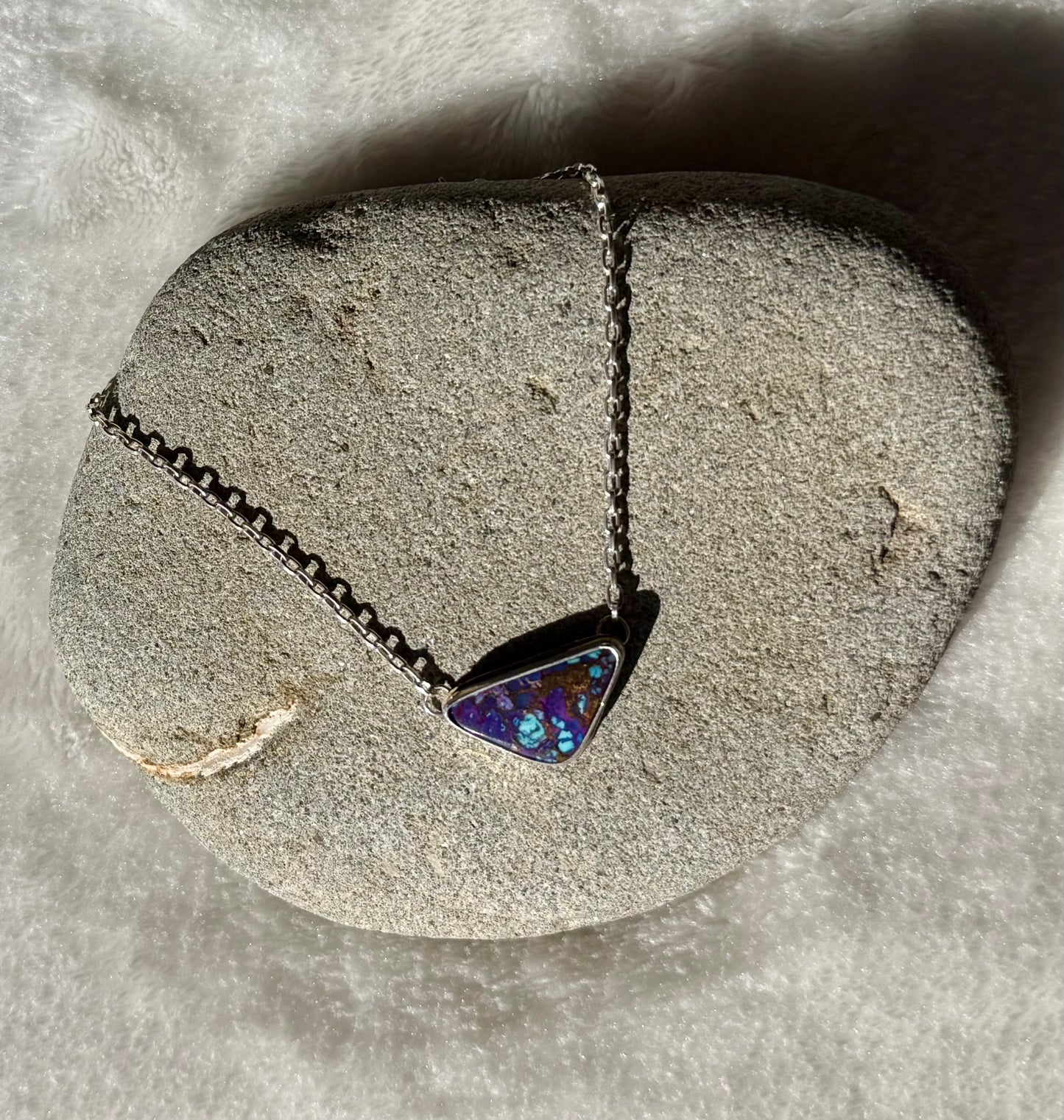 Mohave Turquoise Earth Wave Pendant
