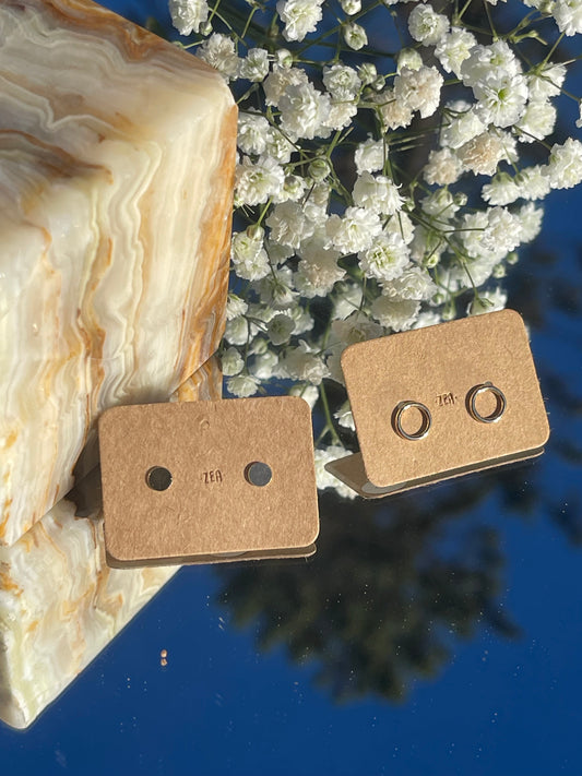 Gold Dot Studs