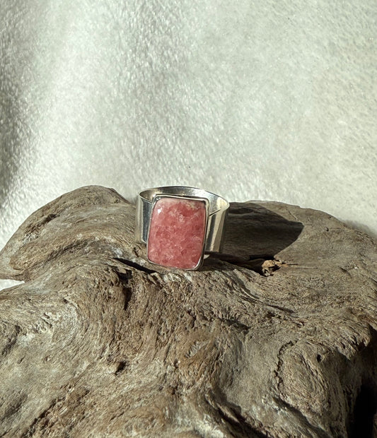 Rhodochrosite Ring