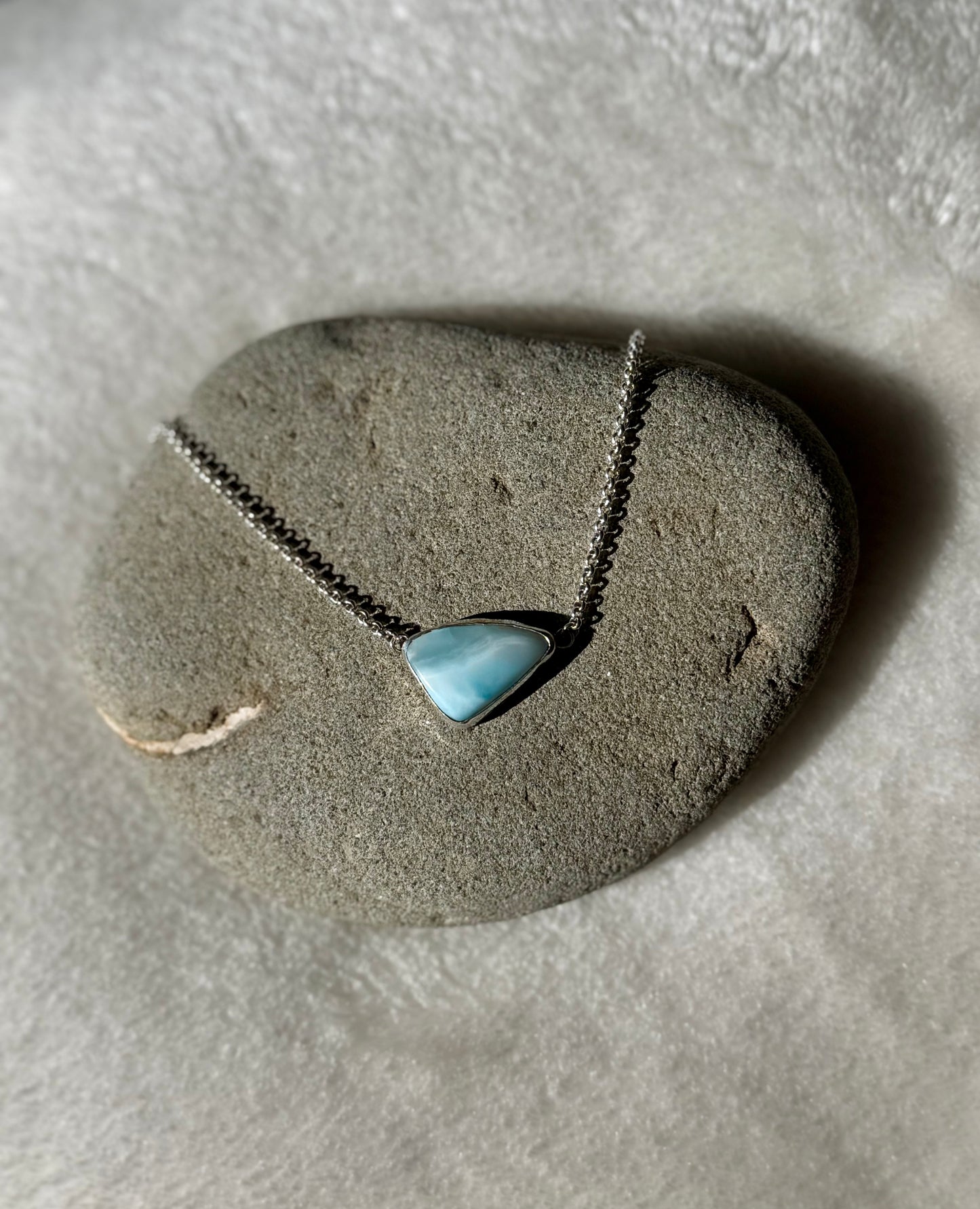 Larimar Earth Wave Pendant