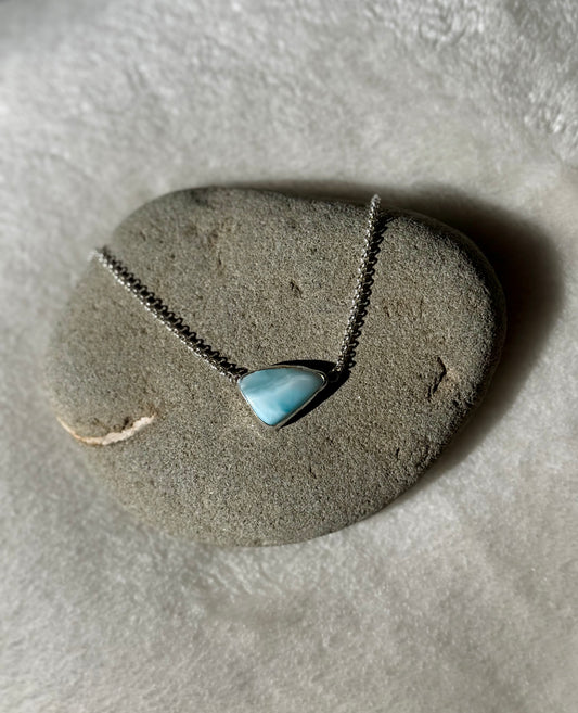 Larimar Earth Wave Pendant