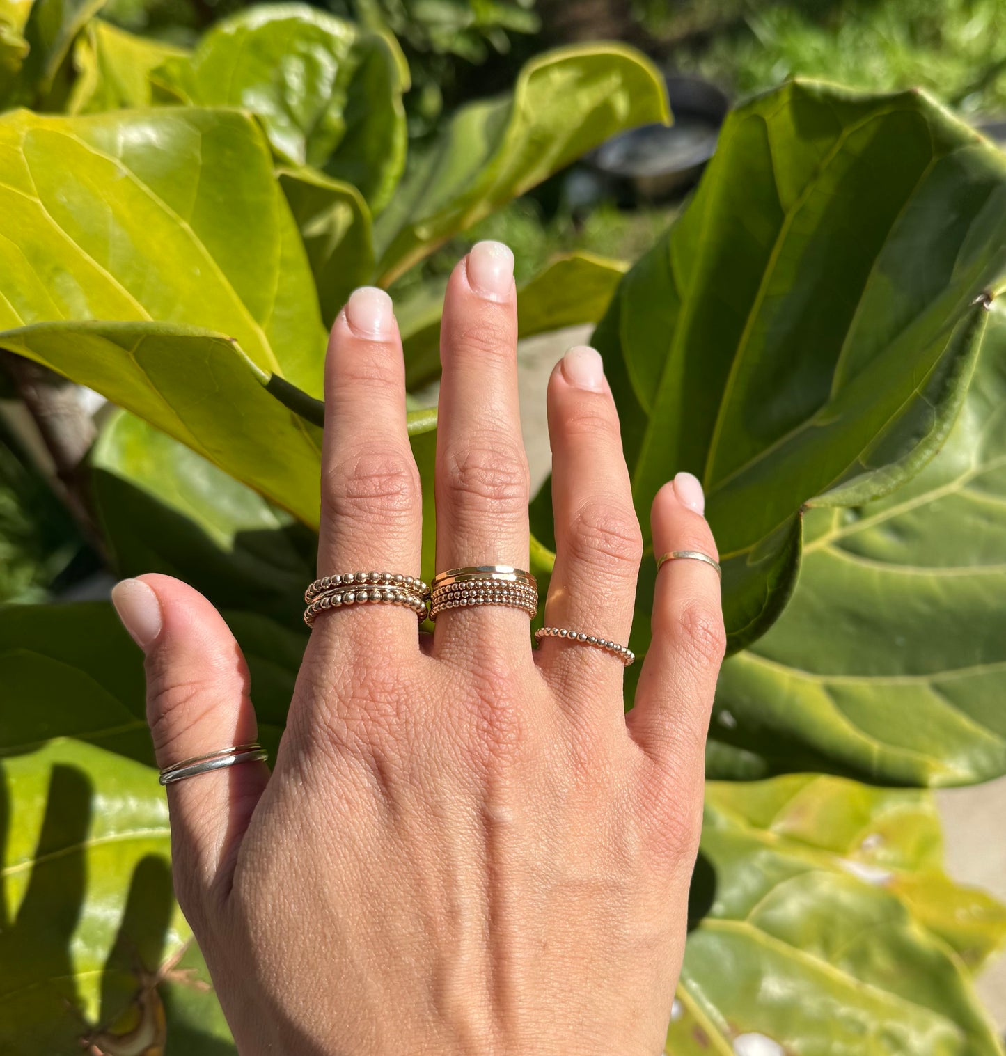 Gold Filled Stacking Rings