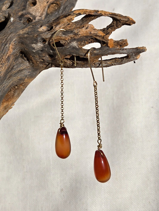 Carnelian Danglers