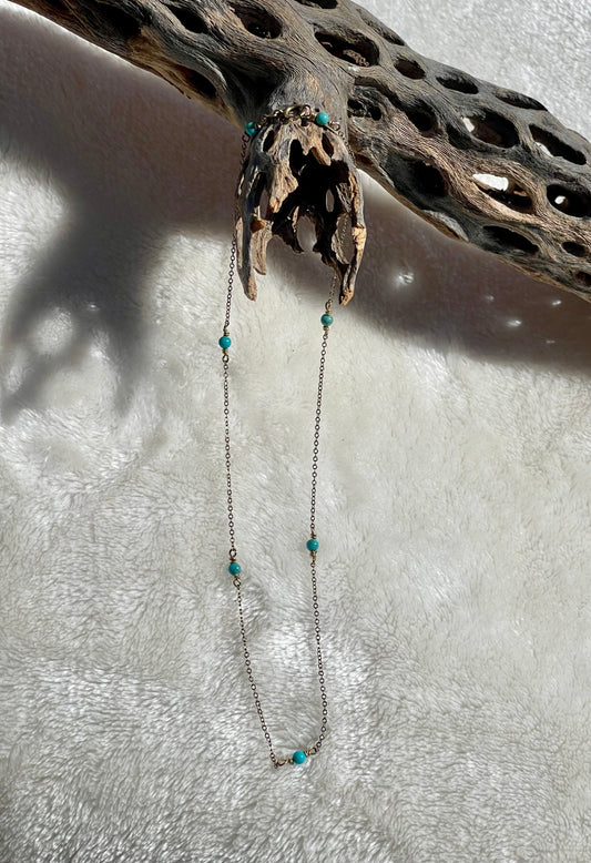 Turquoise Stone Necklace