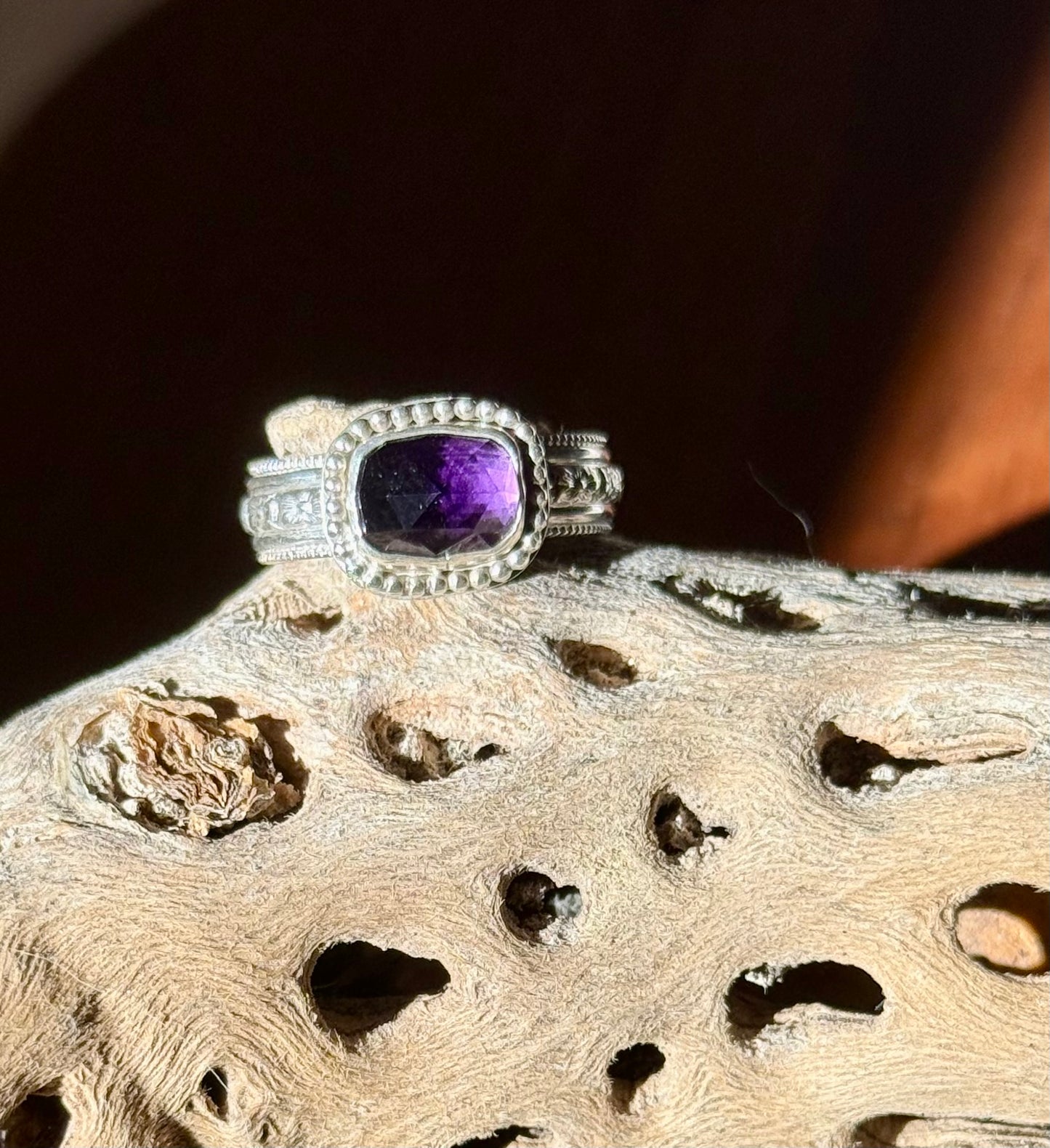 Amethyst Sterling Silver Ring