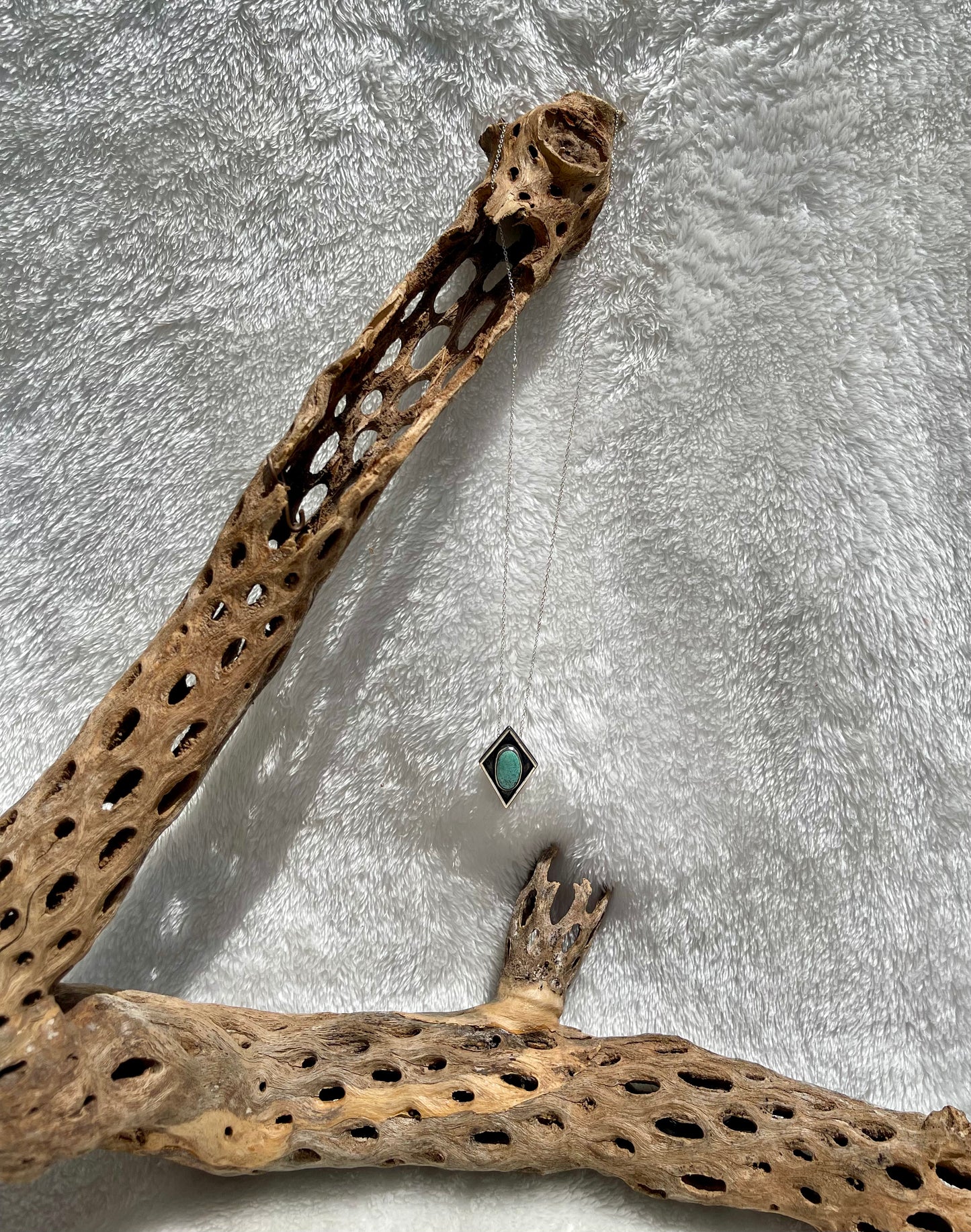 Kingman Turquoise Diamond Shadow Box