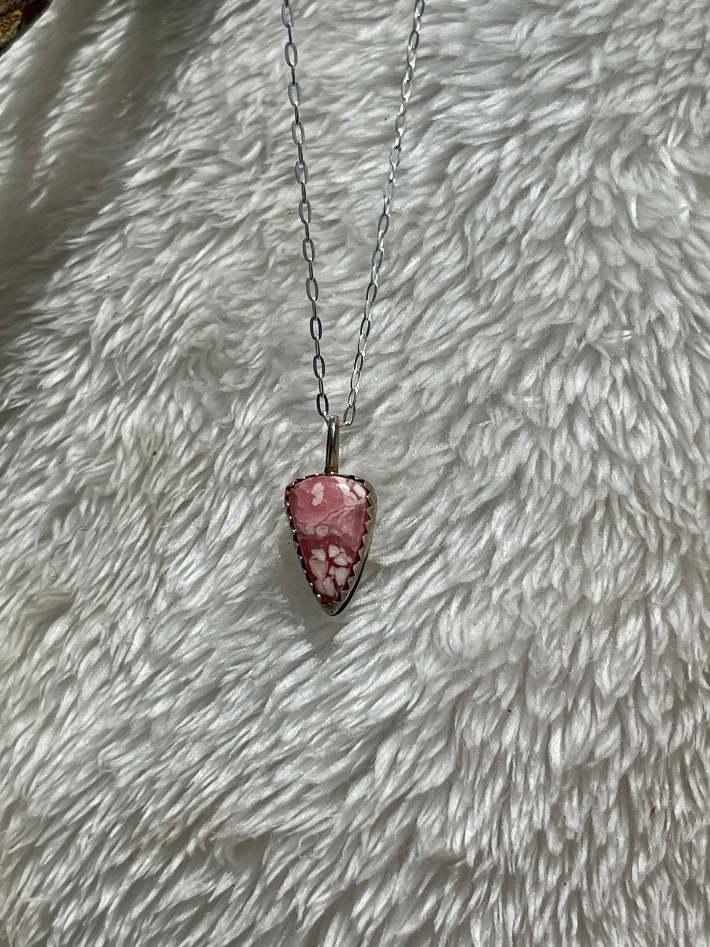 Rhodochrosite Mini Triangle