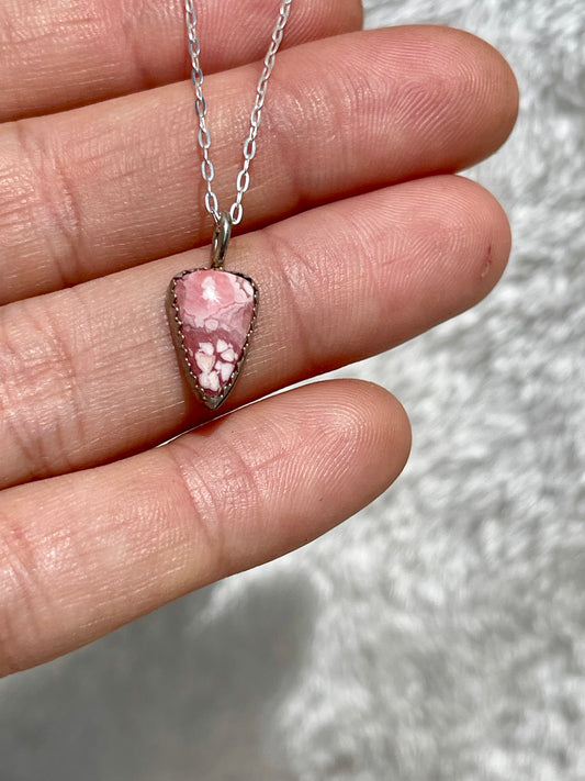 Rhodochrosite Mini Triangle