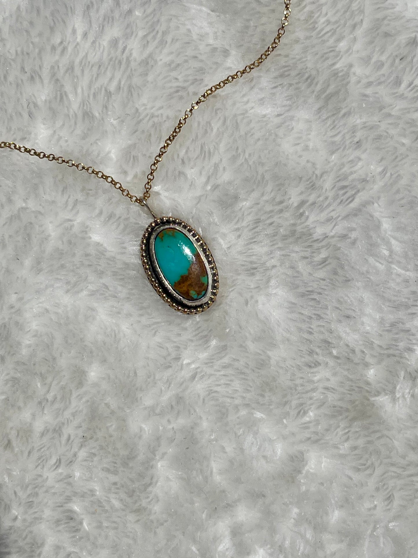 Royston Turquoise Oval
