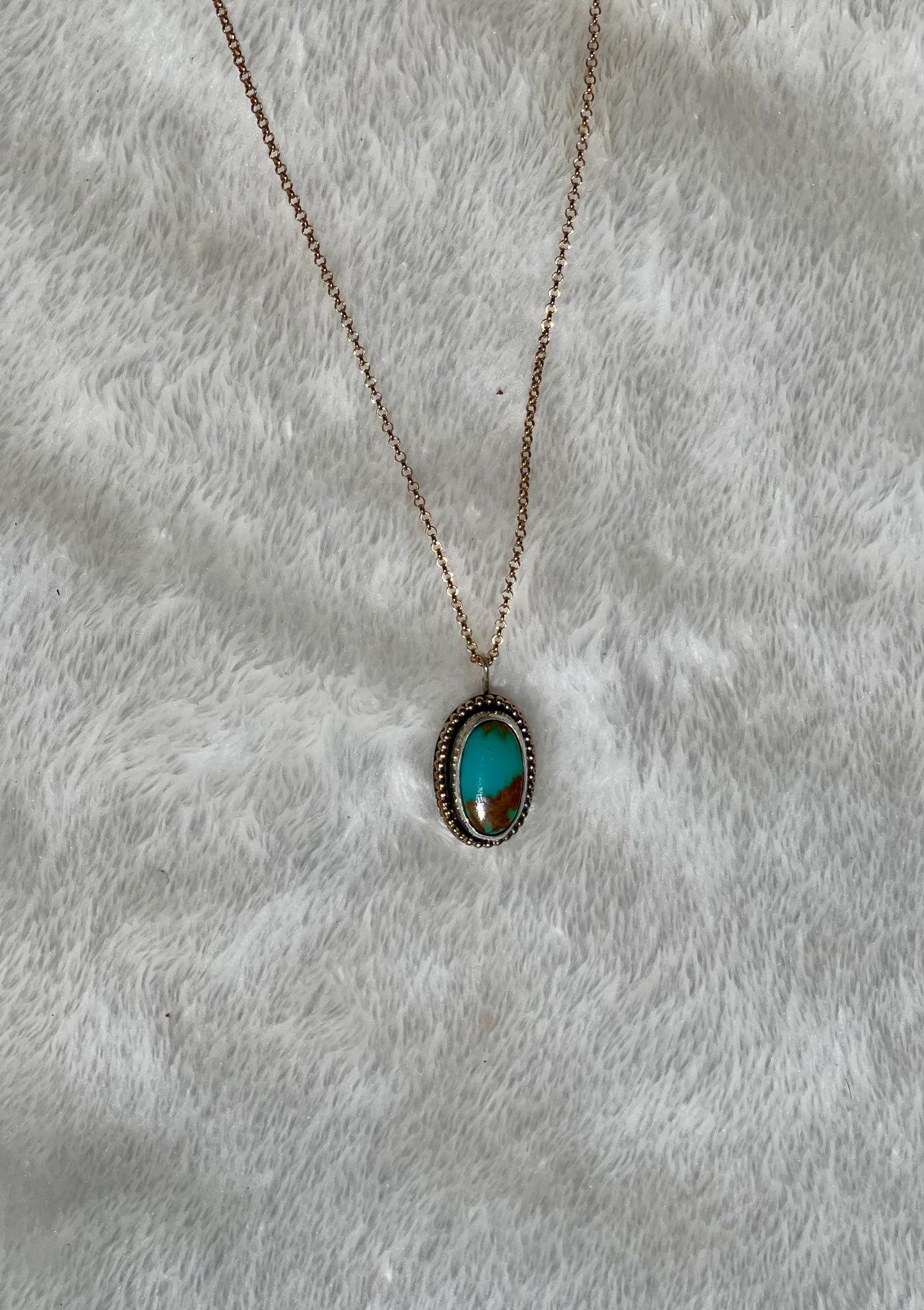 Royston Turquoise Oval
