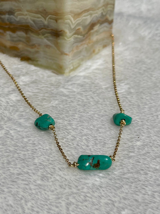 Turquoise Beaded Necklace