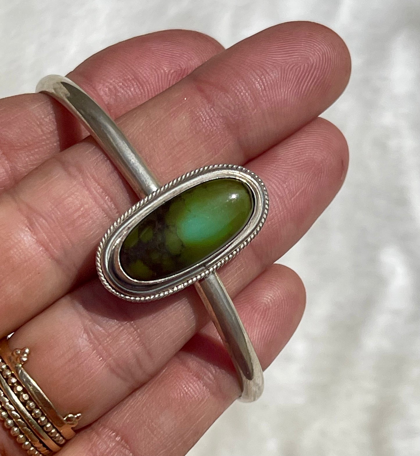 Royston Turquoise Oval Cuff